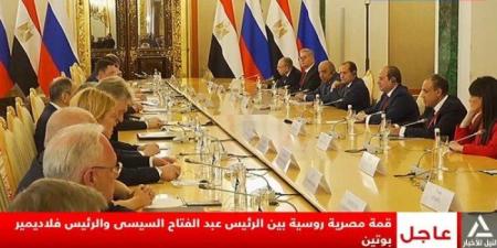 بوتين: مصر من أهم الشركاء التجاريين لروسيا في القارة الإفريقية - تكنو بلس