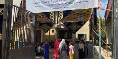 الكشف على ١١٤٥ بقافلة واقد بكوم حماده - تكنو بلس