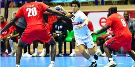 يد الزمالك تضرب بطل الكونغو بنتيجة 33 - 13 في كأس الكؤوس الأفريقية - تكنو بلس