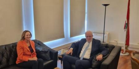 وزير العدل بحث مع السفيرة الأميركية الأوضاع في لبنان والمنطقة - تكنو بلس