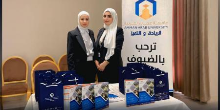 دائرة التسويق في جامعة عمان العربية تشارك في معرض الجامعات – أكاديمية خليل الرحمن - تكنو بلس