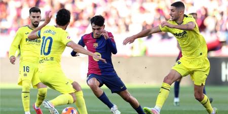 برشلونة يسقط أمام فياريال في ليلة الاحتفال بالدوري الإسباني - تكنو بلس
