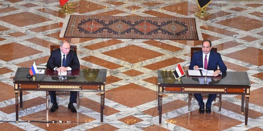 التلفزيون المصرى: الرئيس السيسي سيعقد اليوم مباحثات مع نظيره الروسي بوتين - تكنو بلس