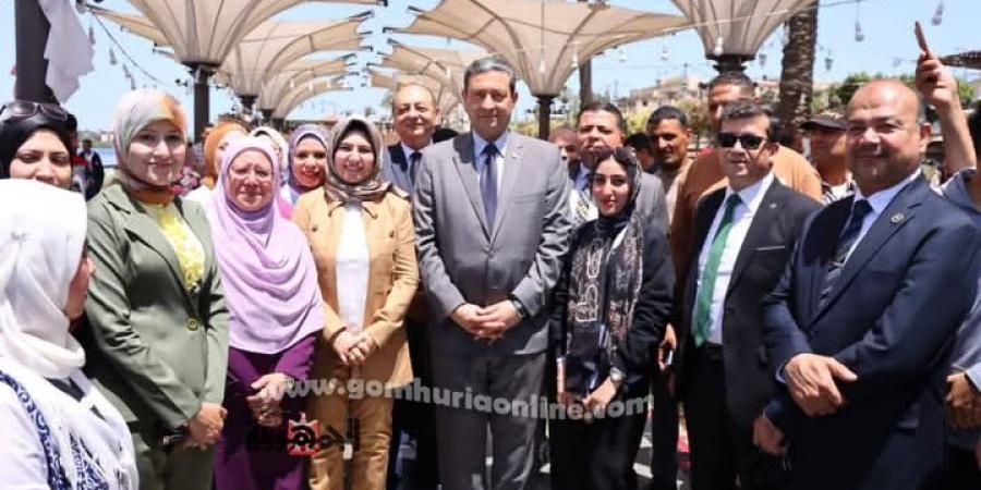 محافظ دمياط يفتتح معرض "آيادى مصر " للحرف اليدوية والتراثية - تكنو بلس