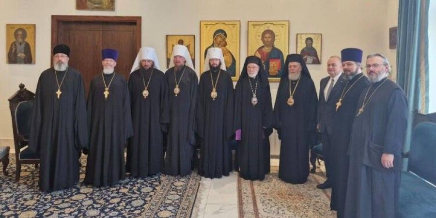 المطران عودة استقبل رئيس دائرة العلاقات الخارجية ببطريركية موسكو ممثلًا البطريرك كيريل - تكنو بلس