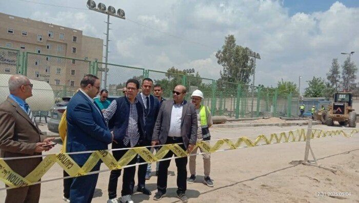 رئيس جامعة بنها يتفقد عددًا من المنشآت الجديدة بكفر سعد