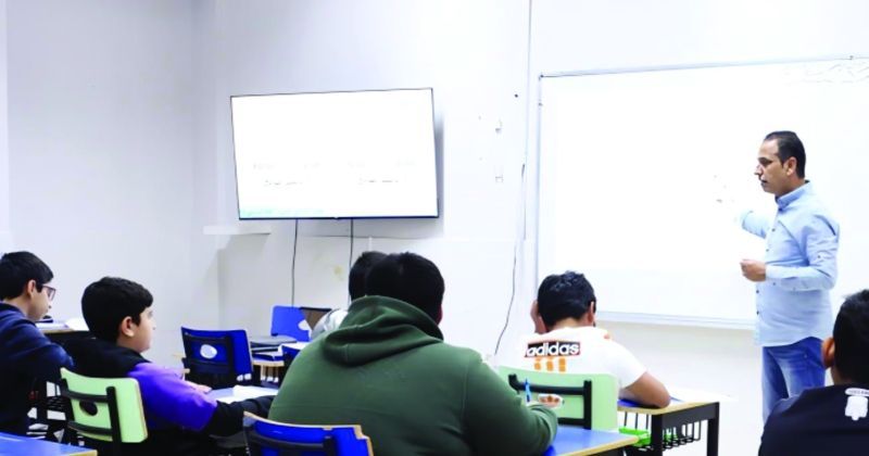 جانب من دروس التقوية... في مركز لرعاية المتعلمين (ارشيفية)