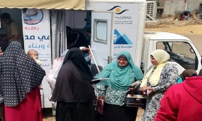 تقديم خدمات طبية لـ233 مواطنًا خلال قافلة مجانية بإيتاي البارود في البحيرة