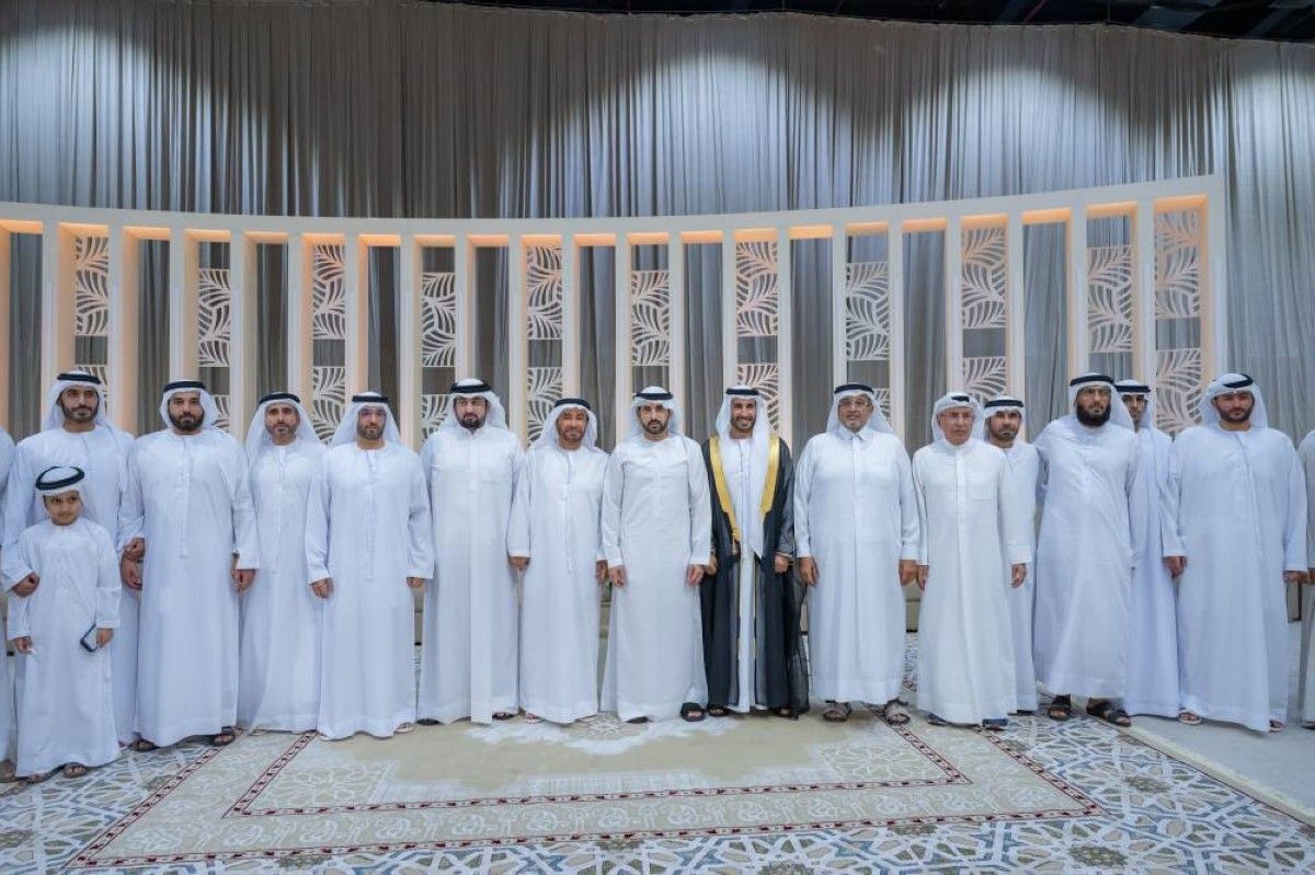 حمدان بن محمد يحضر أفراح تريم والطنيجي