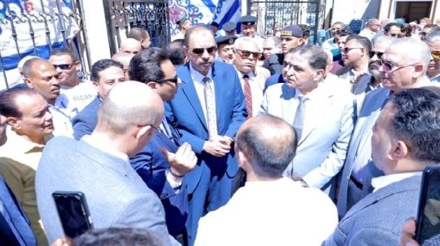 محافظ سوهاج يتفقد الأعمال الإنشائية لمشروع إنشاء مستشفى المراغة المركزي الجديد