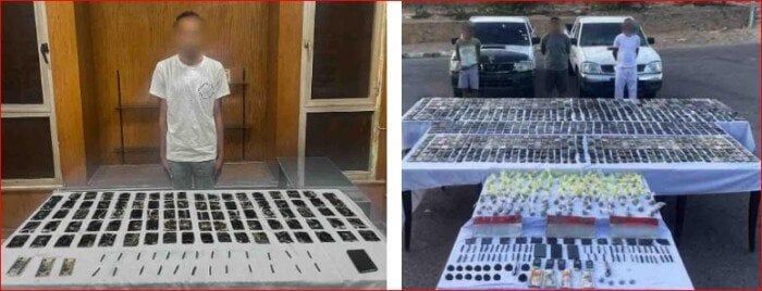 الداخلية تضبط 4 عناصر إجرامية عثر بحوزتهم على مواد مخدرة بجنوب سيناء