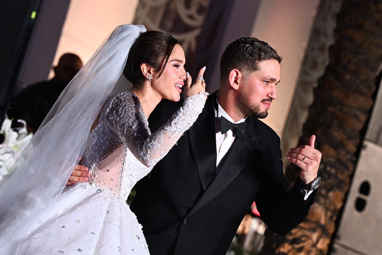 رنا رئيس وزوجها يسرى علي رنا رئيس وزوجها يسرى علي