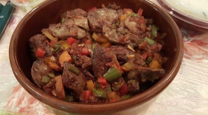 طريقة عمل كبدة الدجاج بالفلفل