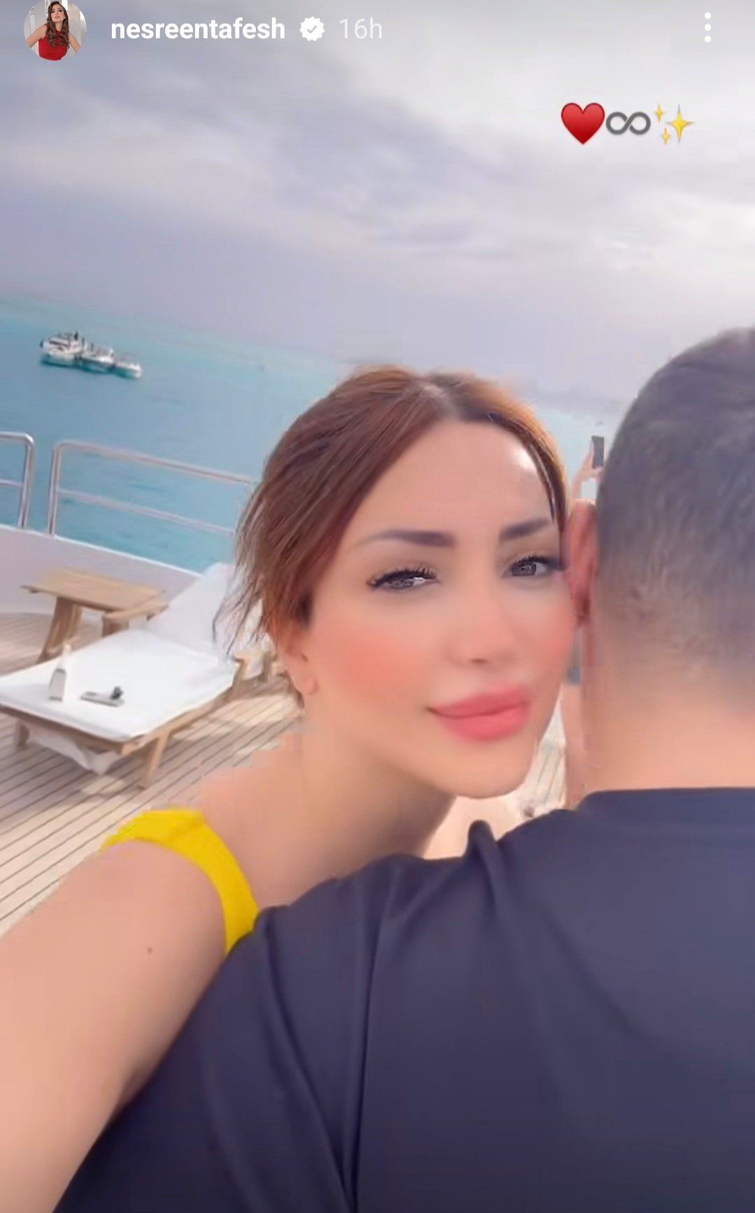 نسرين طافش مع زوجها احمد جوهر نسرين طافش مع زوجها احمد جوهر