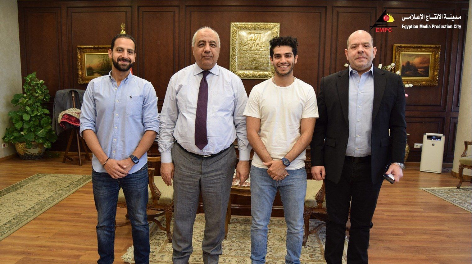 النجم المصرى العالمى مينا مسعود يزور مدينة الإنتاج الإعلامى ويشيد بإمكانياتها النجم المصرى العالمى مينا مسعود يزور مدينة الإنتاج الإعلامى ويشيد بإمكانياتها