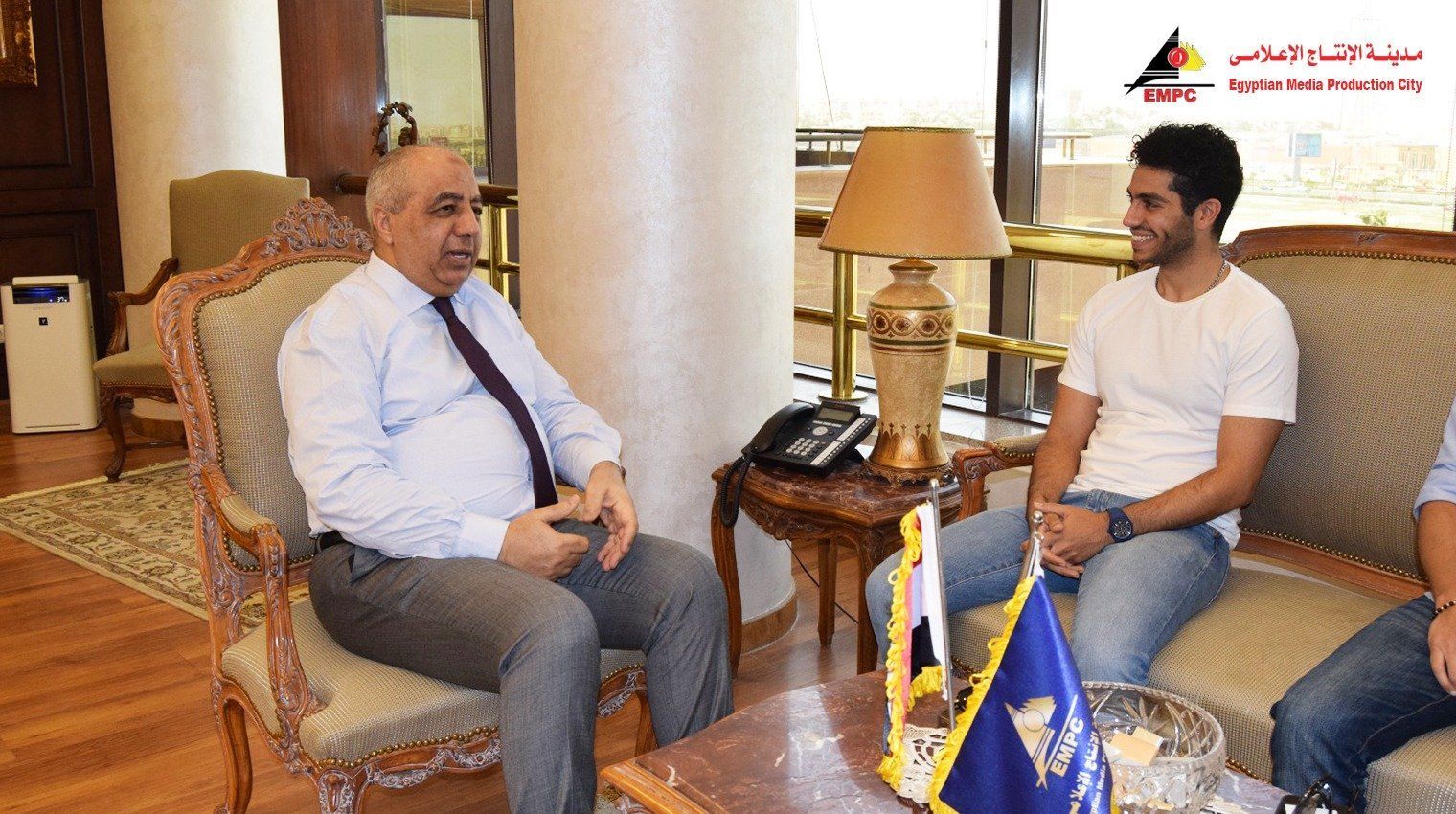 مينا مسعود يزور مدينة الإنتاج الإعلامى ويشيد بإمكانياتها مينا مسعود يزور مدينة الإنتاج الإعلامى ويشيد بإمكانياتها