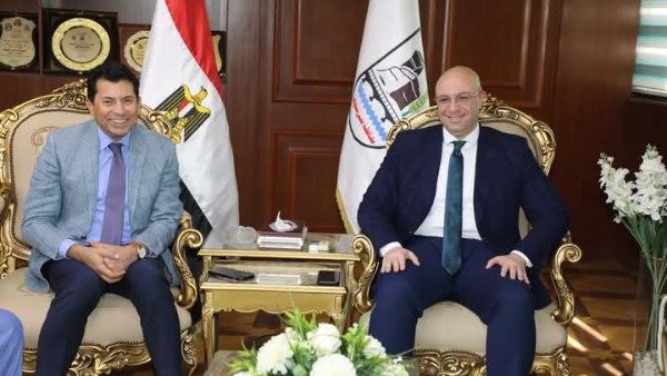 العربي للعدل والمساواة محافظ بني سويف يستقبل وزير الرياضة لافتتاح وتفقد عدد من المنشآت الشبابية والفعاليات