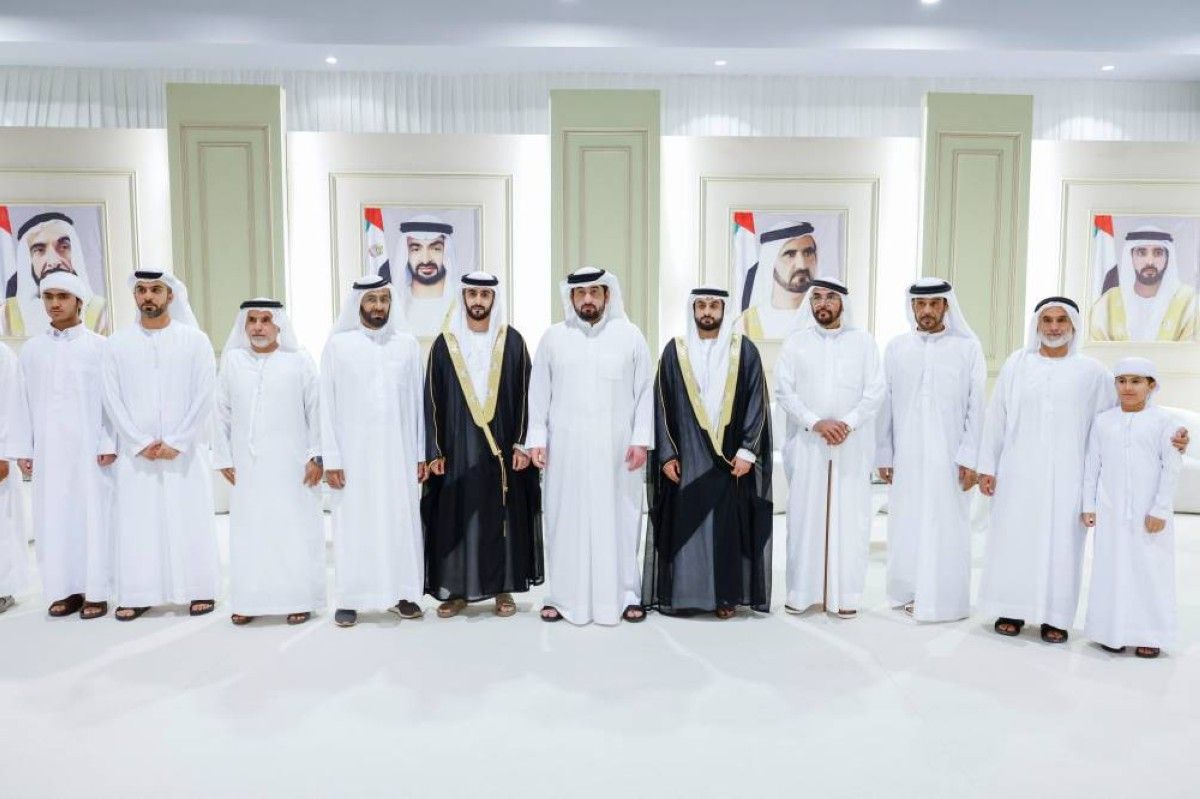 أحمد بن محمد يحضر أفراح المنصوري والمهيري