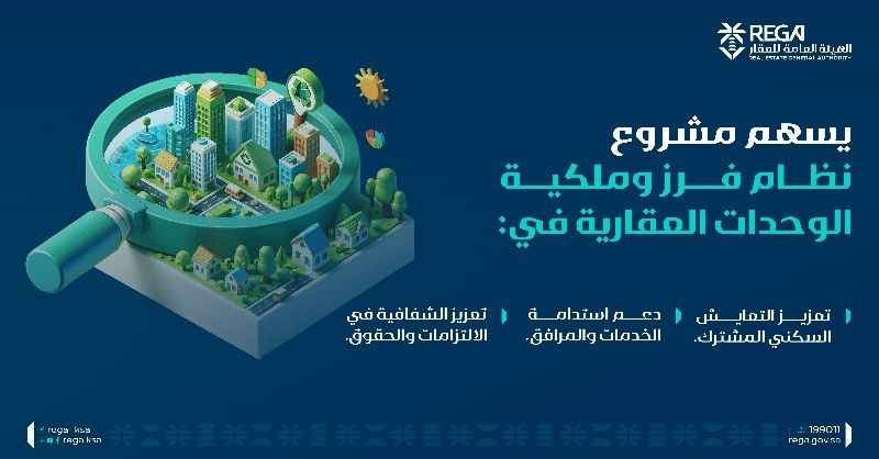 أهداف مشروع نظام فرز وملكية الوحدات العقارية