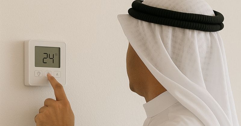 تكييف مجمع الوزارات ... 24 درجة
