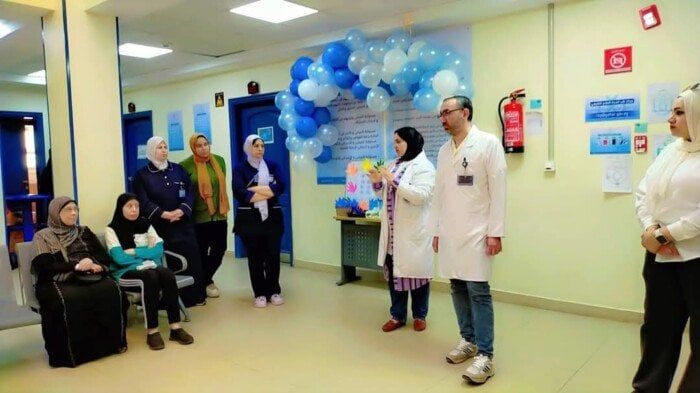 طب أسرة العلاج الطبيعي تحتفل باليوم العالمي لنظافة الأيدي
