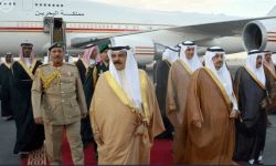 ملك البحرين يصل إلى الرياض