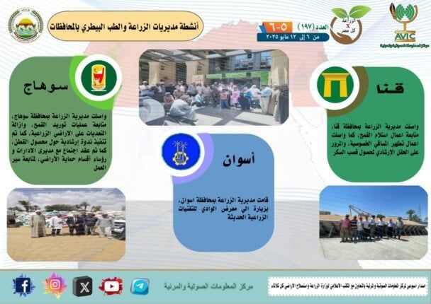 مديريات الزراعة والطب البيطري