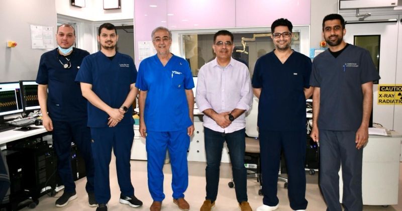 نجاح 7 عمليات معقدة لفتح الشرايين التاجية المتكلسة في مستشفى مبارك