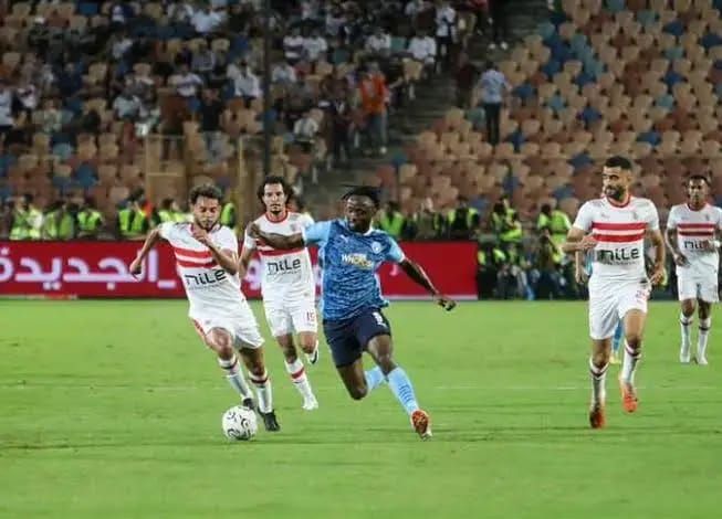 بيراميدز يتقدم على الزمالك بهدف في الشوط الأول