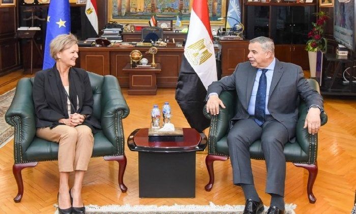محافظ الإسكندرية يستقبل سفيرة الاتحاد الأوروبي لبحث سبل التعاون المشترك