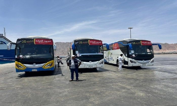 نويبع تستقبل أول أفواج الحج البري.. استعدادات مكثفة لتيسير رحلة الحجاج