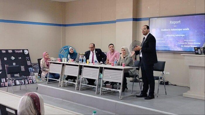 يوم علمي بكلية علوم الملاحة وتكنولوجيا الفضاء «بجامعة بني سويف الأهلية»