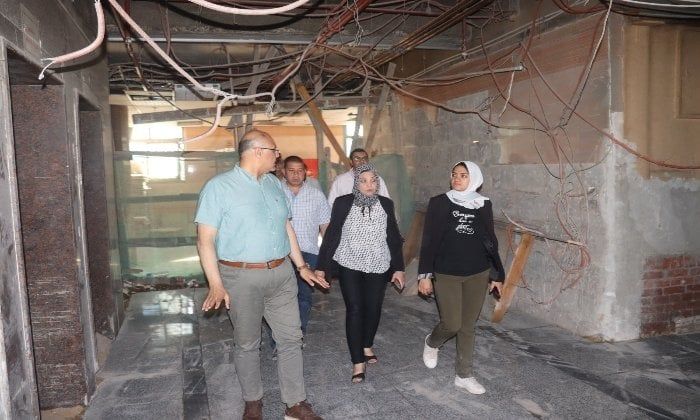 محافظ القليوبية يتفقد أعمال تطوير مستشفى النيل