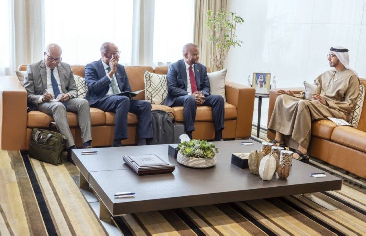 شخبوط بن نهيان يبحث التعاون مع موزمبيق