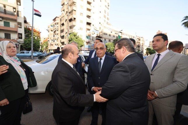 وزير العدل يتفقد أعمال تطوير محكمة جنوب الجيزة الابتدائية
