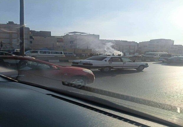 تصادم مروع بين 7 سيارات على الطريق الدائري بالمنيب