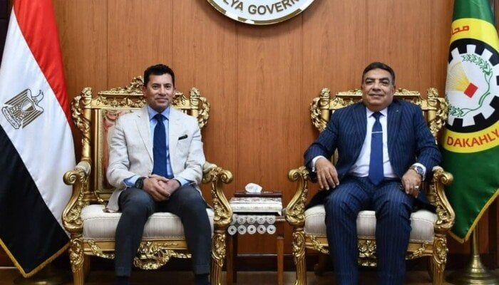 وزير الشباب يصل الدقهلية لافتتاح مشروعات رياضية وتنموية