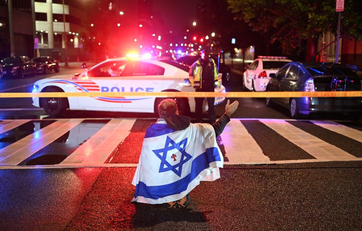 مكان الحادث في واشنطن (أ ف ب).