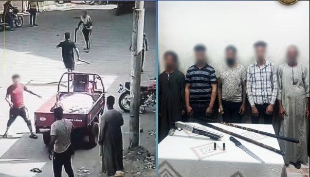 أسلحة نارية وبيضاء.. كشف ملابسات مشاجرة بين أشخاص بالأقصر | فيديو