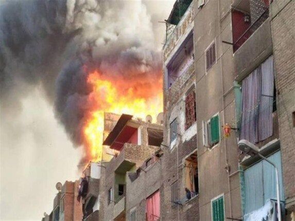 نشوب حريق داخل شقة سكنية في السيدة زينب