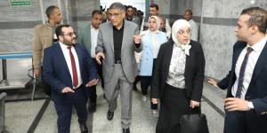 محافظ الجيزة يتفقد فرع التأمين الصحي ب ٦ أكتوبر - تكنو بلس
