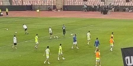 ناصر منسي يظهر بقناع الوجه قبل لقاء الزمالك والبنك الأهلي - تكنو بلس
