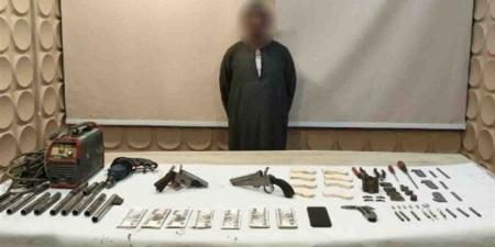 حول محل سكنه إلى ورشة لتصنيع الأسلحة النارية فى مدينة بدر - تكنو بلس