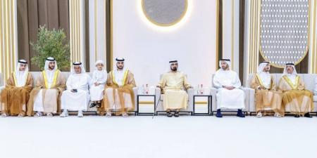 محمد بن راشد يحضر أفراح آل مكتوم - تكنو بلس