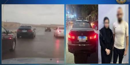 ملابسات فيديو لمشاجرة بين سائق ملاكى وسيدة داخل سيارة بالجيزة  - تكنو بلس