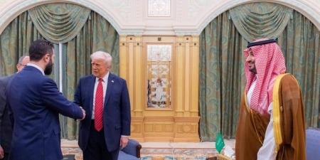 لقاء يجمع ولي العهد وترامب والشرع في الرياض- صور - تكنو بلس