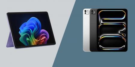 مقارنة بين جهازي Microsoft Surface Pro و iPad Pro M4  - تكنو بلس
