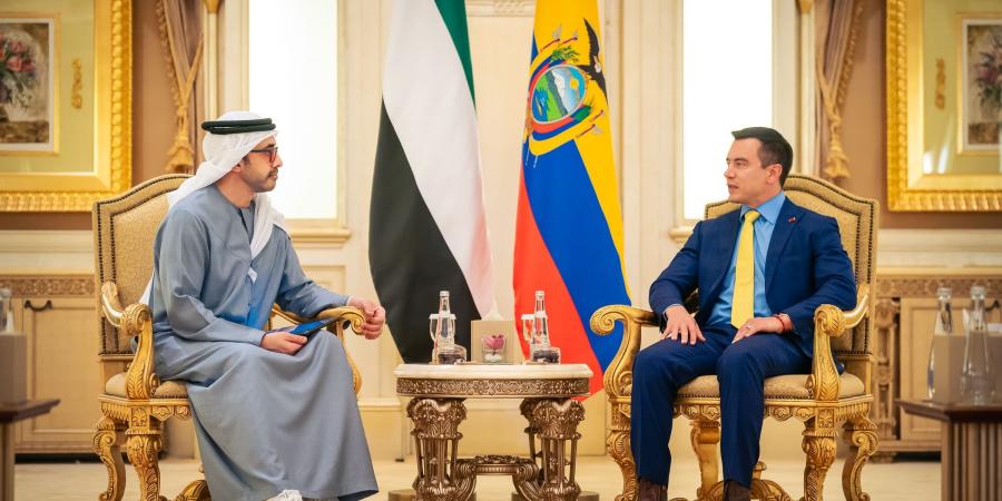 عبدالله بن زايد ورئيس الإكوادور يبحثان تعزيز علاقات التعاون بين البلدين - تكنو بلس