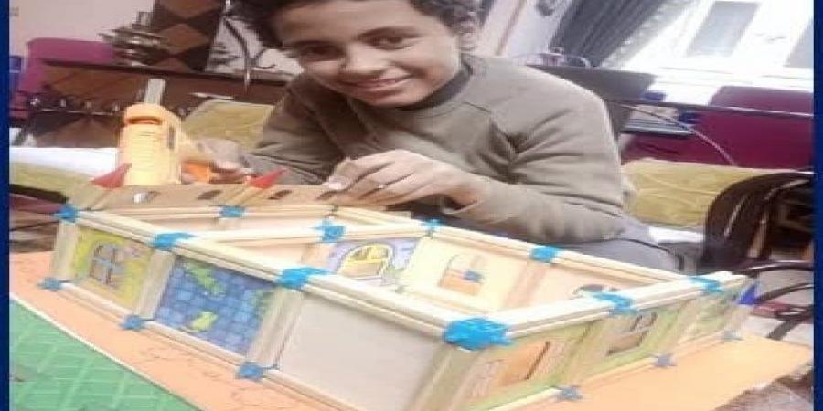 أحمد توفيق ابن قنا الأول على مستوى الجمهورية في مسابقة المبتكر الصغير - تكنو بلس