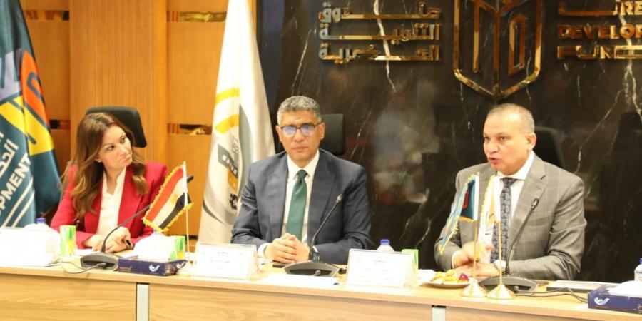 محافظ الجيزة يبحث مع رئيس صندوق التنمية الحضرية المشروعات المشترك - تكنو بلس